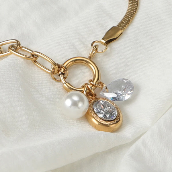 Golden Aura Charm Bracelet