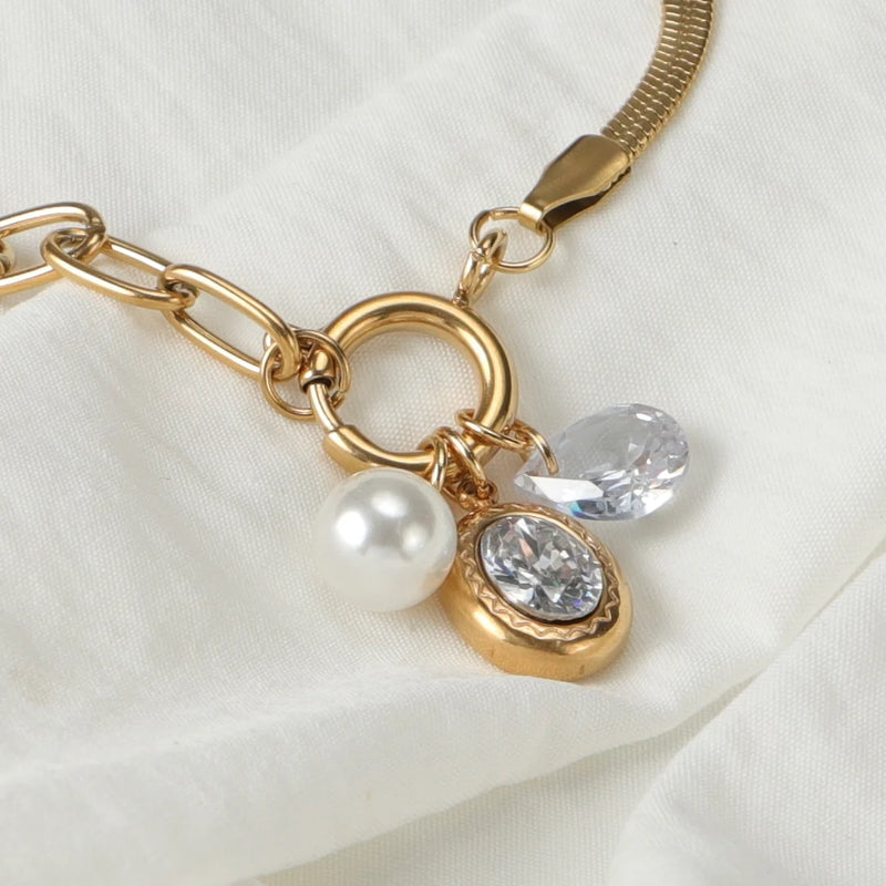 Golden Aura Charm Bracelet