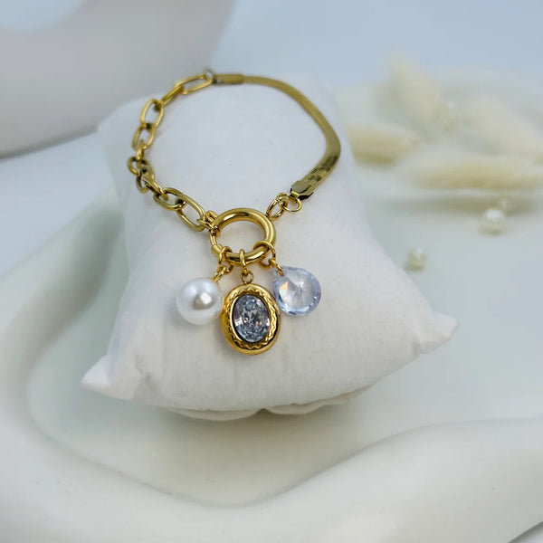 Golden Aura Charm Bracelet