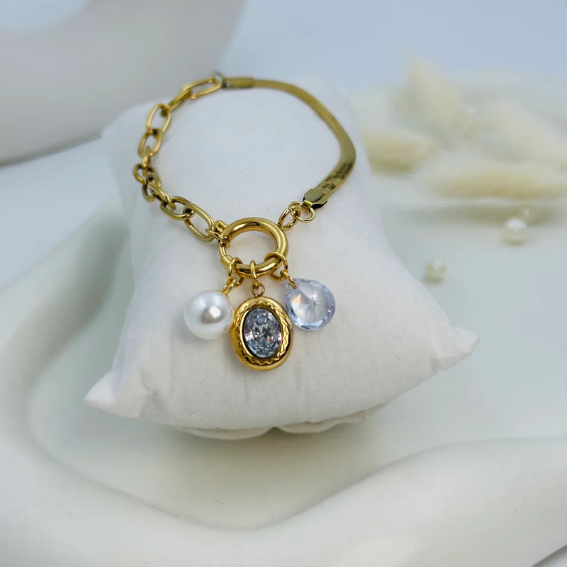 Golden Aura Charm Bracelet