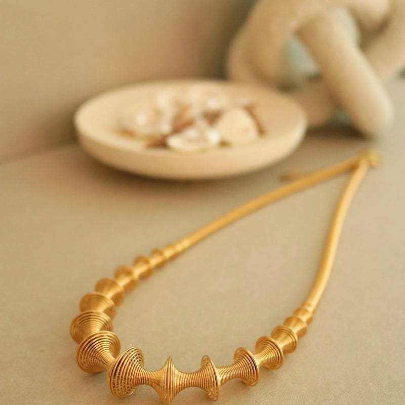 Golden Spiral Necklace