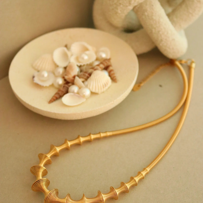 Golden Spiral Necklace
