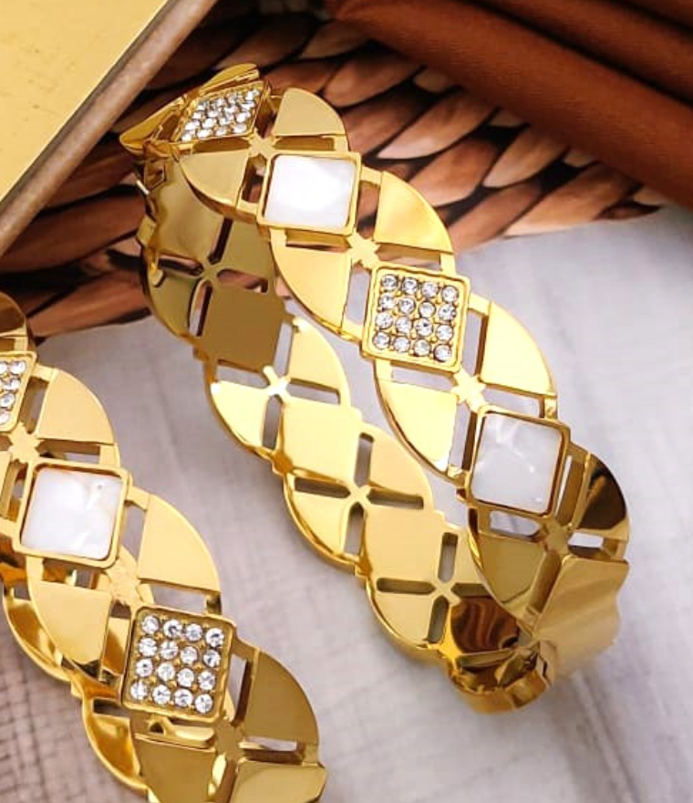 Nexa Lattice Luxe Cuff Bracelet