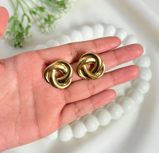 Orion Chunky Knot Studs