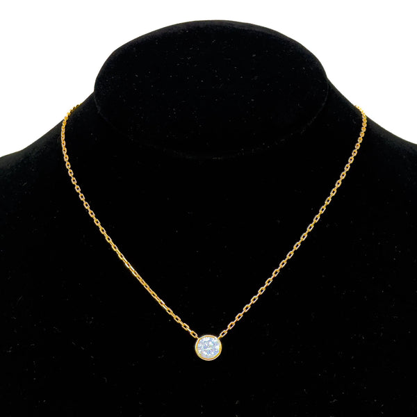 Petite Gleam Bezel Necklace