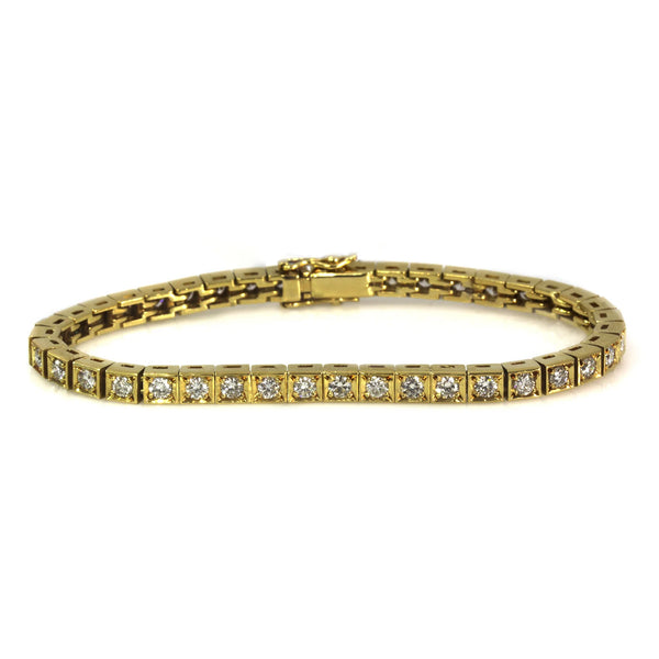 Radiant Crystal Tennis Bracelet