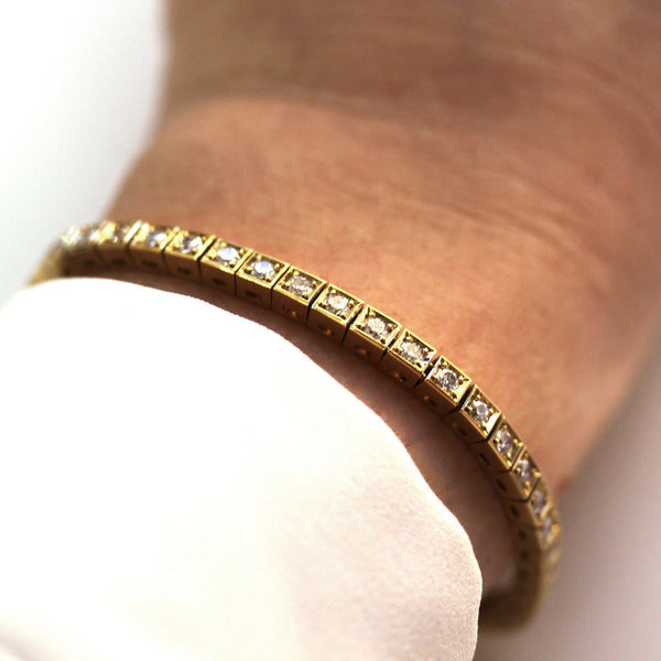 Radiant Crystal Tennis Bracelet
