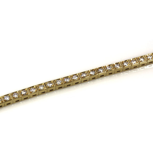 Radiant Crystal Tennis Bracelet