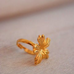 Golden Flower Ring