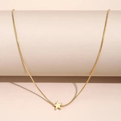 Stellar Shine Minimal Star Necklace