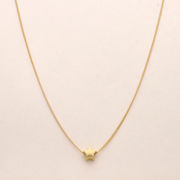 Stellar Shine Minimal Star Necklace