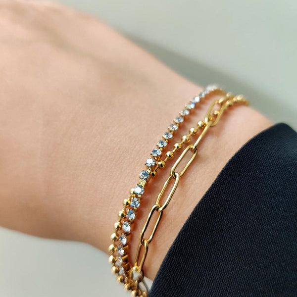 Trio Luxe Layered Bracelet