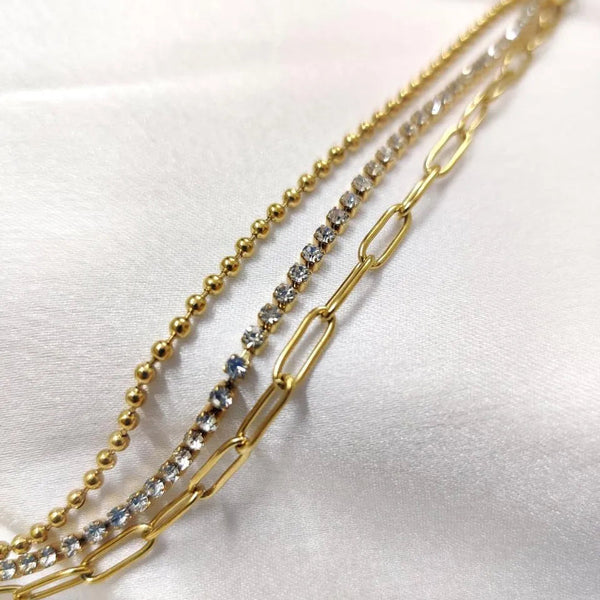 Trio Luxe Layered Bracelet