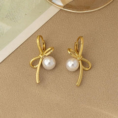 Vivienne Bow Pearl Drops