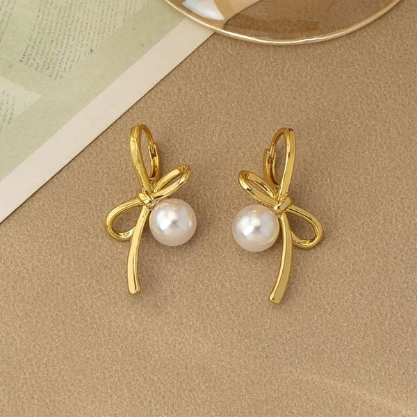 Vivienne Bow Pearl Drops