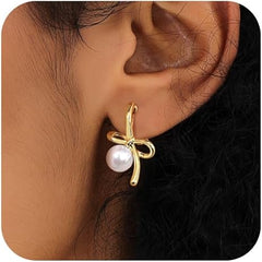 Vivienne Bow Pearl Drops